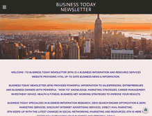 Tablet Screenshot of businesstodaynewsletter.com